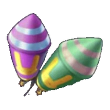 Símbolo do Fortune Rabbit: Fogos de artifício