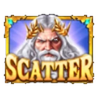 Zeus, o símbolo Scatter do Gates of Olympus