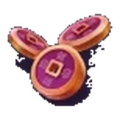 Símbolo do Fortune Snake: Amuleto de moedas