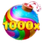 Bomba multiplicadora do Sweet Bonanza